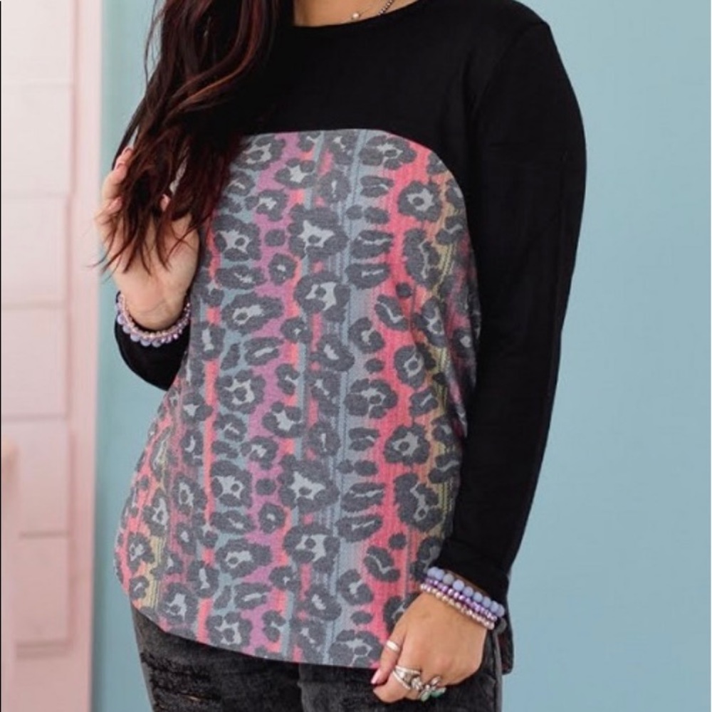 Wild card long sleeve top